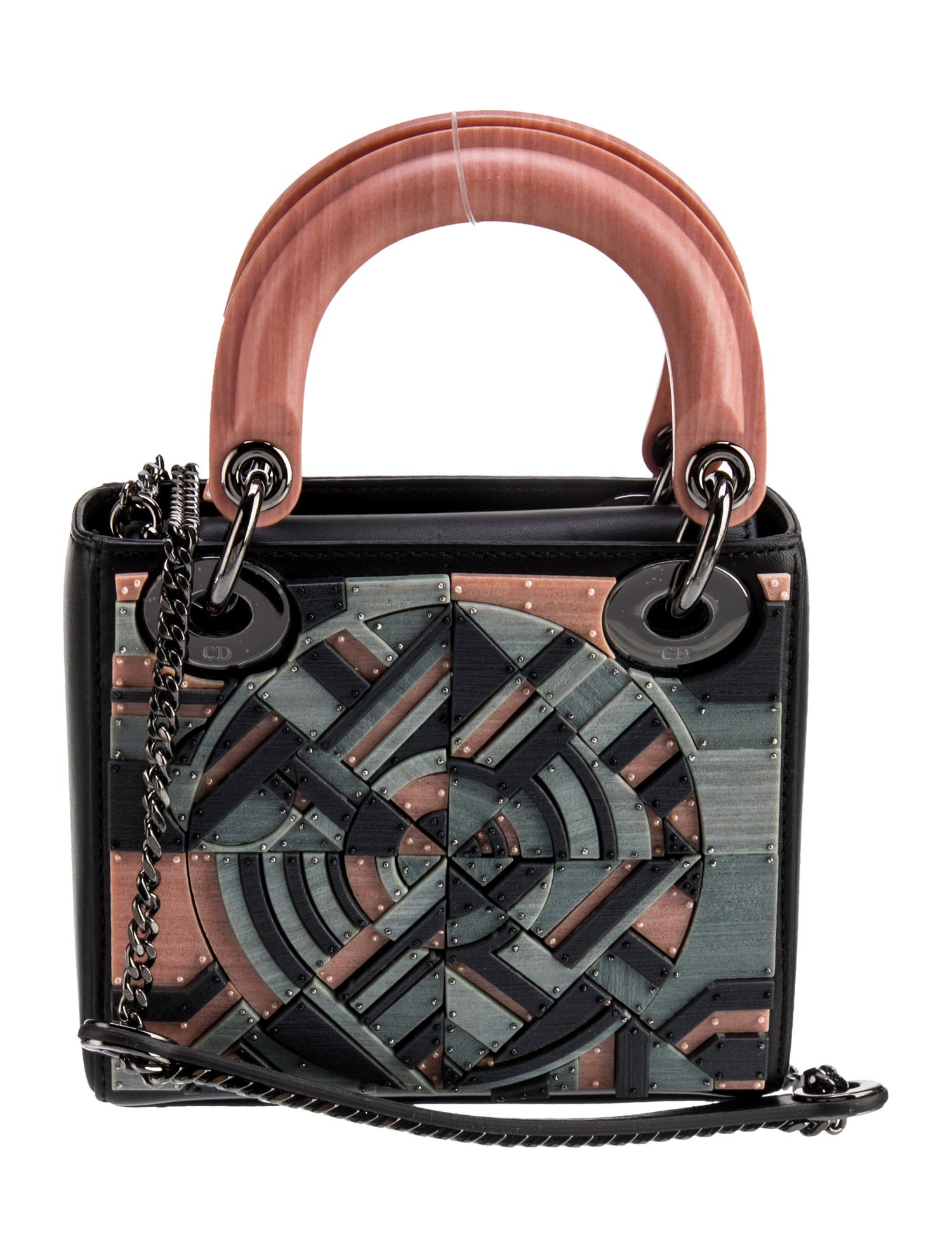 Christian Dior Leather Lady Dior Mini